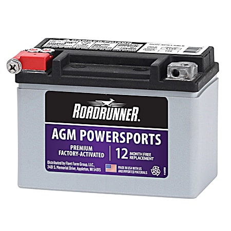 Premium Grp 9 12 Mo Power Sport Battery