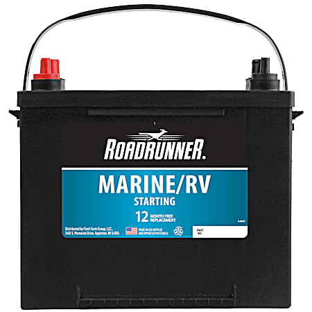 Road Runner Marine / RV Battery Grp 24 12 Mo 550 CCA