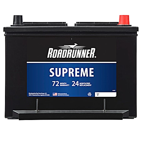 Road Runner Supreme Power Battery Grp 36r 72 Mo 650 CCA