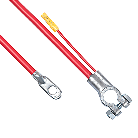Top Post Red Battery Cable