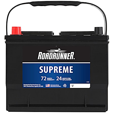 Road Runner Supreme Power Battery Grp 59 72 Mo 590 CCA