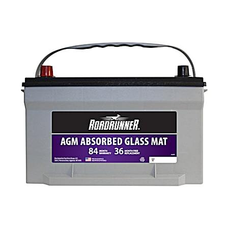 Road Runner AGM Ace Battery Grp 65 84 Mo 750 CCA