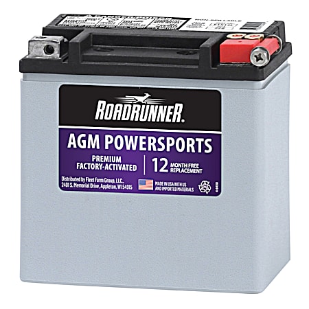 Premium Grp 14L 12 Mo Power Sport Battery