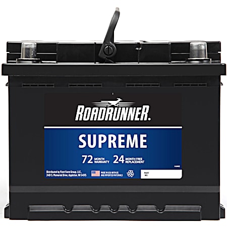 Road Runner Supreme Power Battery Grp 47 72 Mo 650 CCA