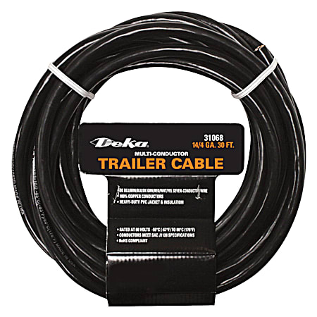 30 ft Multi-Conductor 14/4 ga Trailer Wire