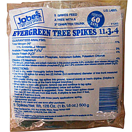Evergreen Tree Fertilizer Spikes - 5 Pk