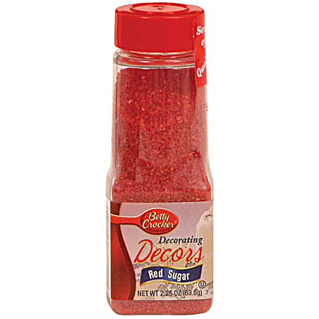 Decorating Decors Red Sugar Sprinkles