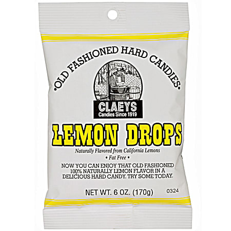 6 oz Lemon Old Fashioned Hard Candy