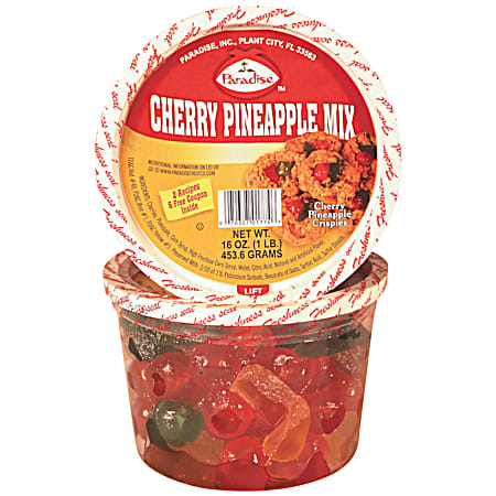 16 oz Candied Cherry Pineapple Mix