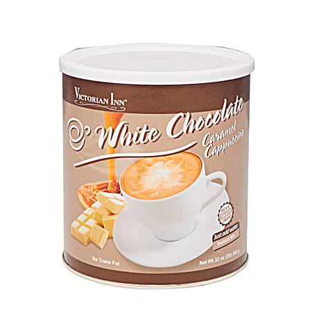 32 oz White Chocolate Caramel Instant Cappuccino Mix