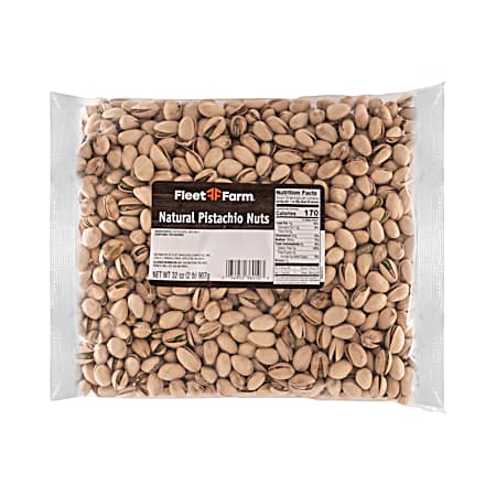 32 oz Natural Pistachio Nuts