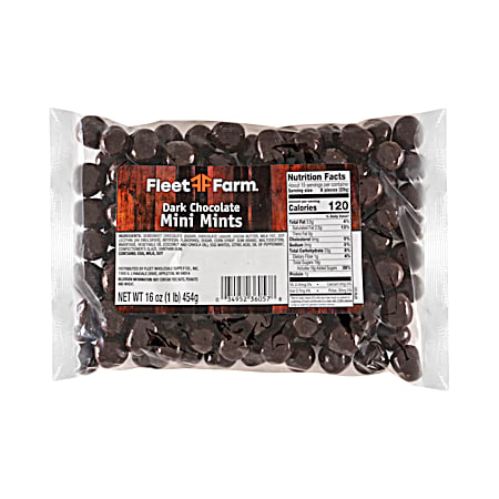 Fleet Farm 16 oz Dark Chocolate Mini Mints