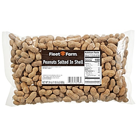 24 oz Salted In Shell Peanuts