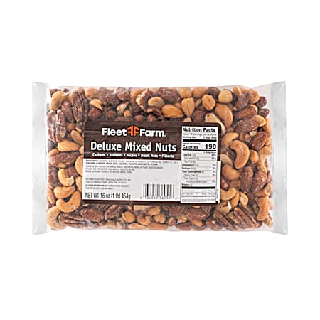 16 oz Deluxe Mixed Nuts (No Peanuts)