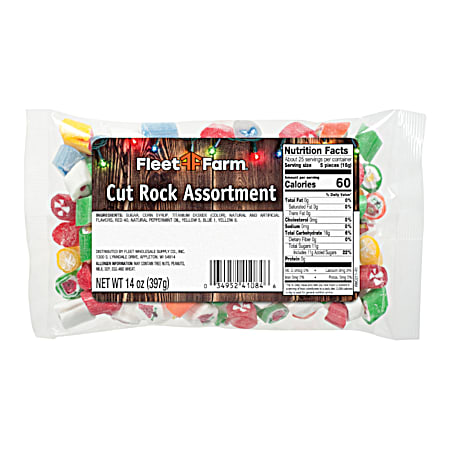 14 oz Cut Rock Assortment Candy