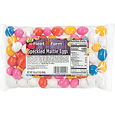 16 oz Speckled Maltie Eggs
