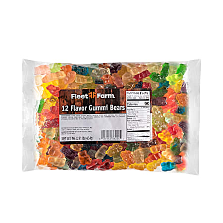 12 Flavor Gummi Bears