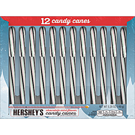 Chocolate Mint 5.28 oz Candy Canes