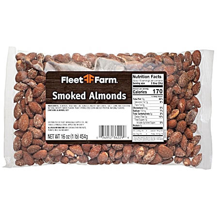 Fleet Farm 16 oz Smoked Almonds