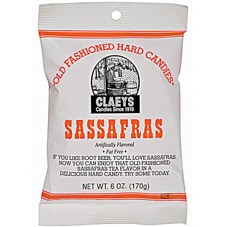 6 oz Old Fashioned Hard Candy - Sassafras