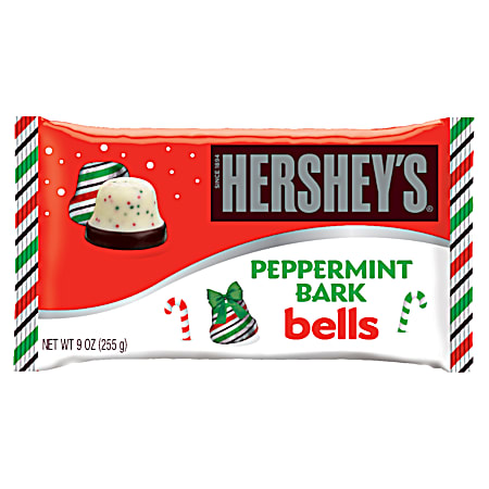 9 oz Hershey Peppermint Bark Bells