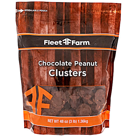48 oz Chocolate Peanut Clusters