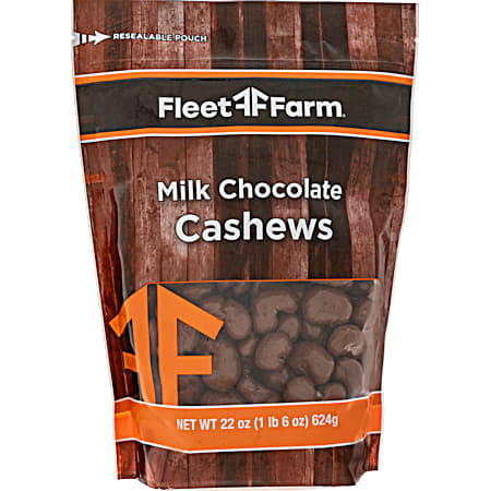 22 oz Milk Chocolate Cashews