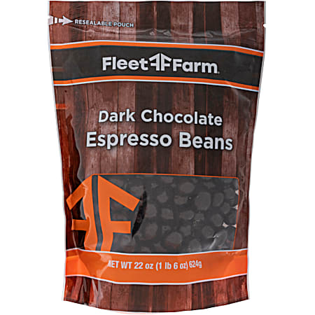 22 oz Dark Chocolate Espresso Beans