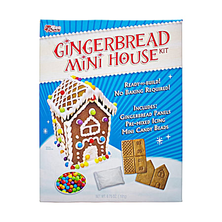 6.75 oz Gingerbread Mini House Kit