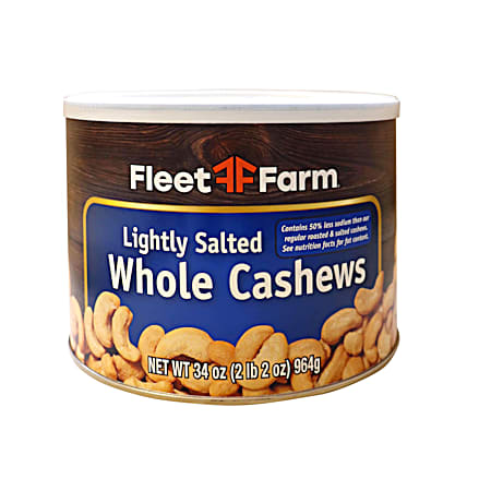 Lightly Salted Whole Cashews