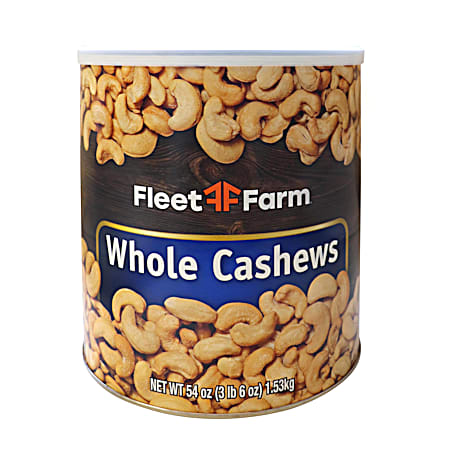 54 oz Whole Cashews