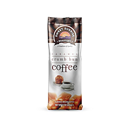 12 oz Sweet Sunrise Caramel Crumb Bun Ground Coffee