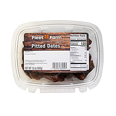 12 oz Pitted Dates Tray