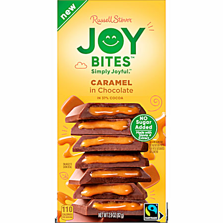 2.9 oz Joy Bites Caramel in Milk Chocolate Bar