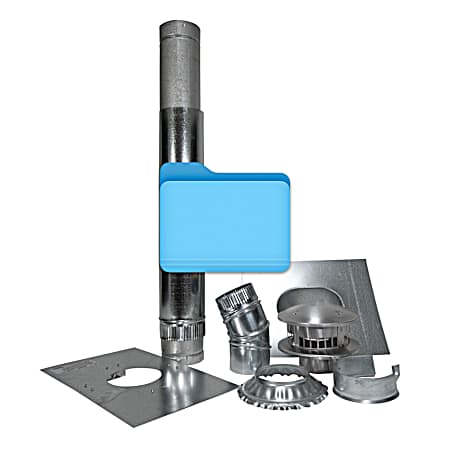 4 in Vertical Vent Kit for Big Maxx