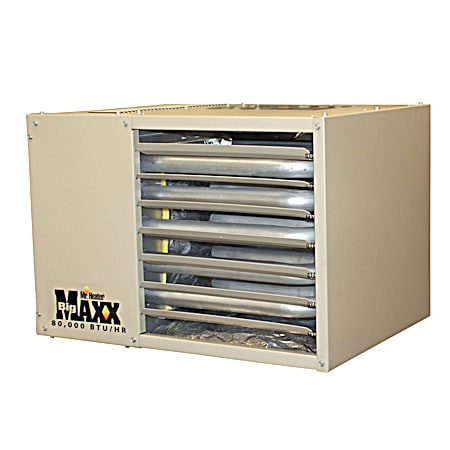 80,000 BTU Big Maxx Beige & Bisque Natural Gas Unit/Utility Heater w/ LP Conversion Kit