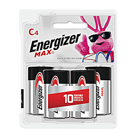 MAX C Cell Alkaline Batteries