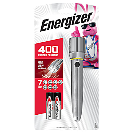 Energizer Vision HD Performance Metal Flashlight w/ Digital Focus
