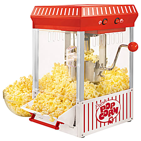 Nostalgia Electrics Vintage Collection 2.5 oz Red Kettle Popcorn Maker