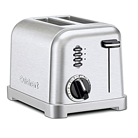 2-Slice Stainless Metal Classic Toaster