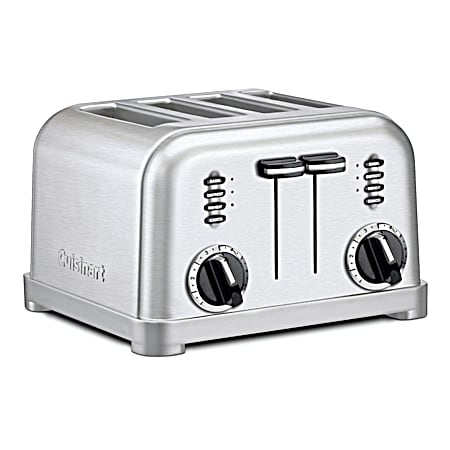 4-Slice Stainless Metal Classic Toaster