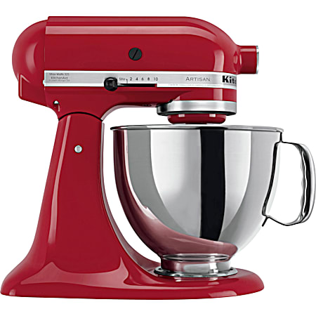 KitchenAid Artisan Design Series 5 qt Empire Red Tilt-Head Stand Mixer