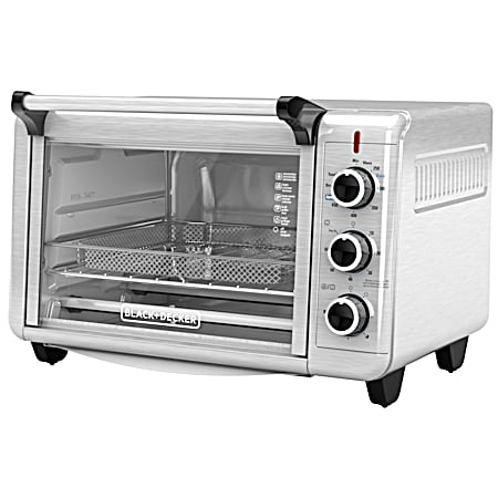 Black & Decker Crisp 'N Bake Stainless Steel Air Fry Toaster Oven