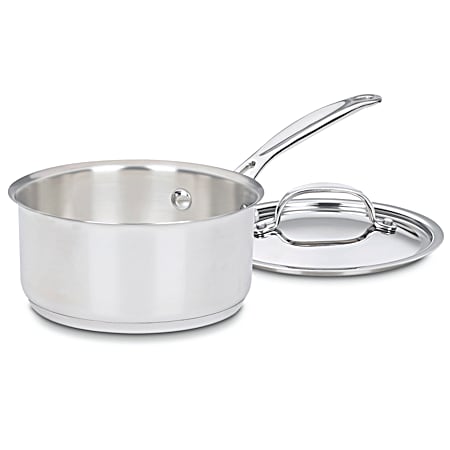 Cuisinart Chef's Classic 1.5 qt Stainless Steel Saucepan w/ Cover
