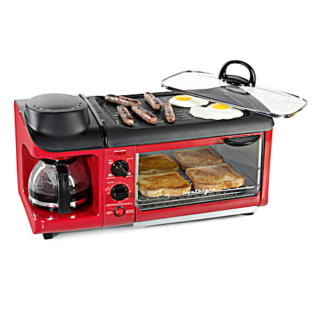 Retro 3-in-1 Family-Size Breakfast Station