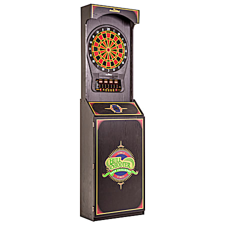 Cricket Pro Electronic Dart Game w/ Arcade Style Cabinet