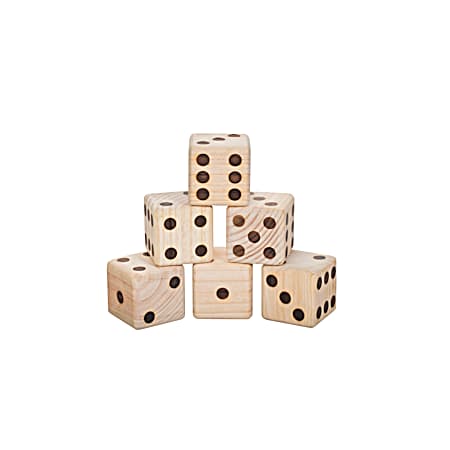 Big Roller Oversized Wooden Lawn Dice Game