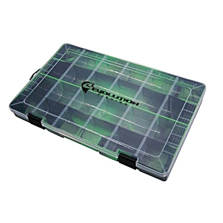 Green/Black Drift Series Colored 3700 Tackle Box