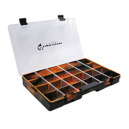 Orange/Black Drift Series Colored 3700 Tackle Box