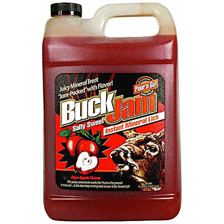 Buck Jam 1 gal Ripe Apple Flavor Instant Mineral Lick